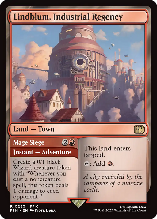Lindblum, Industrial Regency // Mage Siege (FIN-285) - FINAL FANTASY Foil - for just $0.64! 