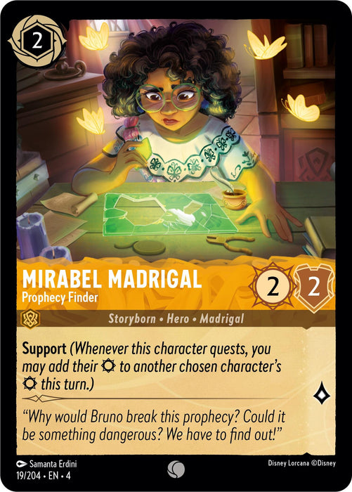 Mirabel Madrigal - Prophecy Finder (19/204) [Ursula's Return] - Just $0.03! Shop now at Retro Gaming of Denver