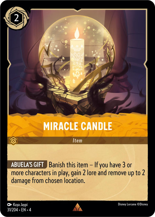 Miracle Candle (31/204) [Ursula's Return] - Just $0.15! Shop now at Retro Gaming of Denver