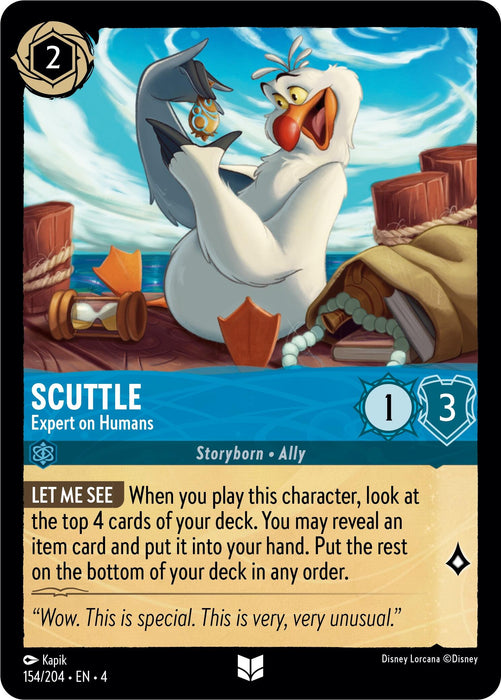 Scuttle - Expert on Humans (154/204) [Ursula's Return] - Just $0.15! Shop now at Retro Gaming of Denver