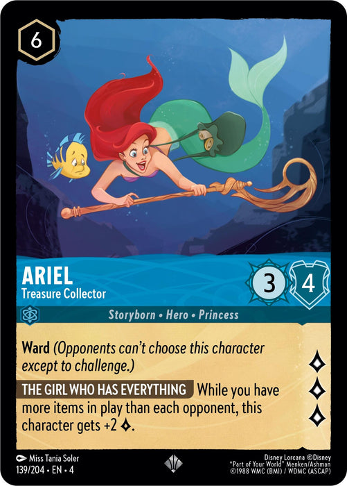 Ariel - Treasure Collector (139/204) [Ursula's Return] - Just $0.30! Shop now at Retro Gaming of Denver