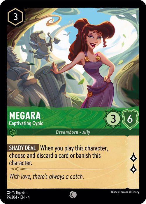 Megara - Captivating Cynic (79/204) [Ursula's Return] - Just $0.03! Shop now at Retro Gaming of Denver