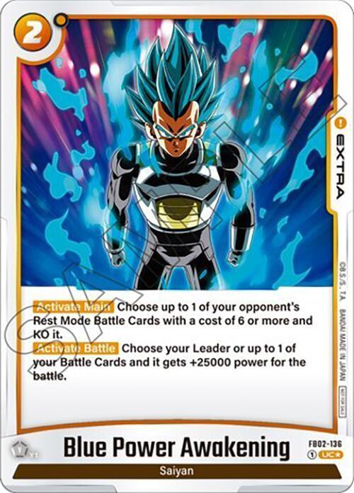Blue Power Awakening (FB02-136) (Tournament Pack 02) [Fusion World Tournament Cards] - for just $0.30! 