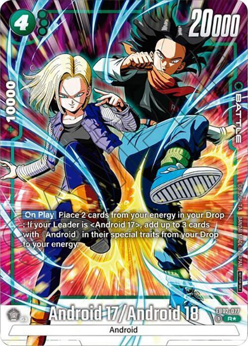Android 17/Android 18 (FB02-077) (Tournament Pack -Winner- 02) [Fusion World Tournament Cards] - for just $2.95! 