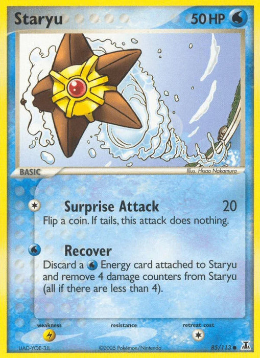 Staryu (85/113) [EX: Delta Species] - for just $0.25! 