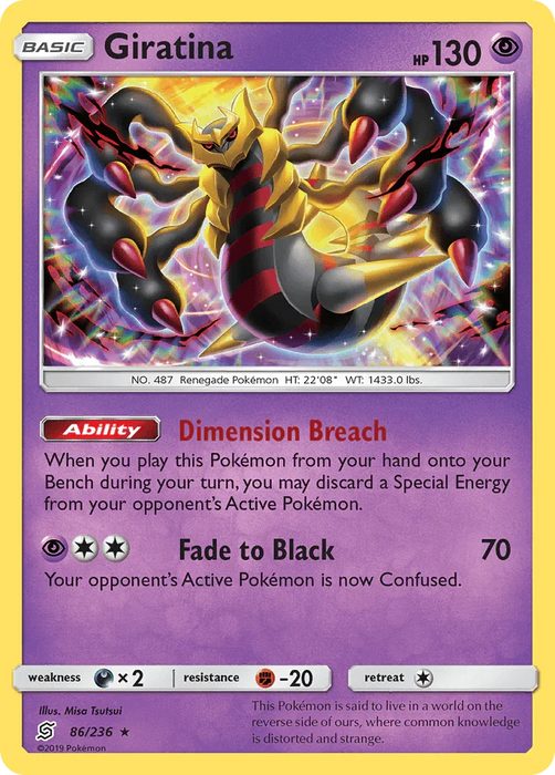 Giratina (86/236) [Sun & Moon: Unified Minds] - for just $2.55! 