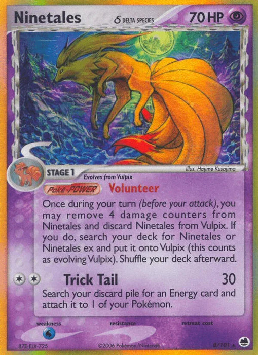 Ninetales (8/101) (Delta Species) [EX: Dragon Frontiers] - for just $70.25! 