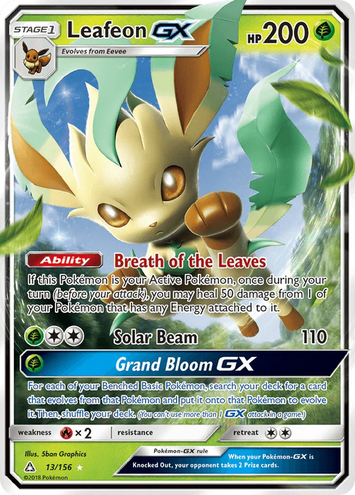 Leafeon GX (13/156) [Sun & Moon: Ultra Prism] - for just $3.65! 