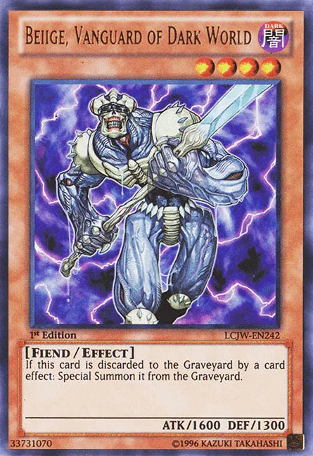 Beiige, Vanguard of Dark World [LCJW-EN242] Ultra Rare - for just $0.55! 