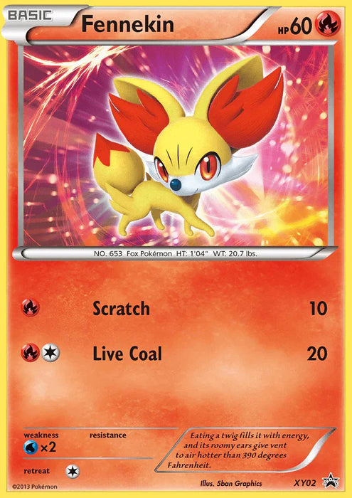 Fennekin (XY02) [XY: Black Star Promos] - for just $2.15! 