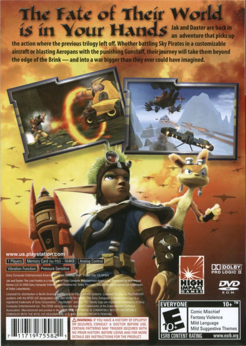 Jak and Daxter: The Lost Frontier – PlayStation 2 (PS2) - for just $17.99! 