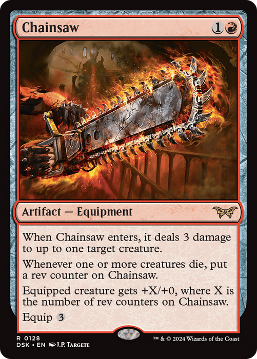 Chainsaw (DSK-128) - Duskmourn: House of Horror Foil - for just $0.30! 