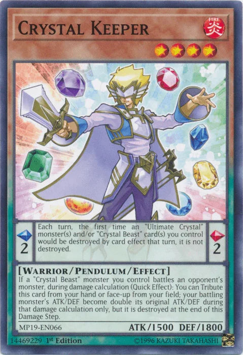 Crystal Keeper [MP19-EN066] Common - for just $0.10! 