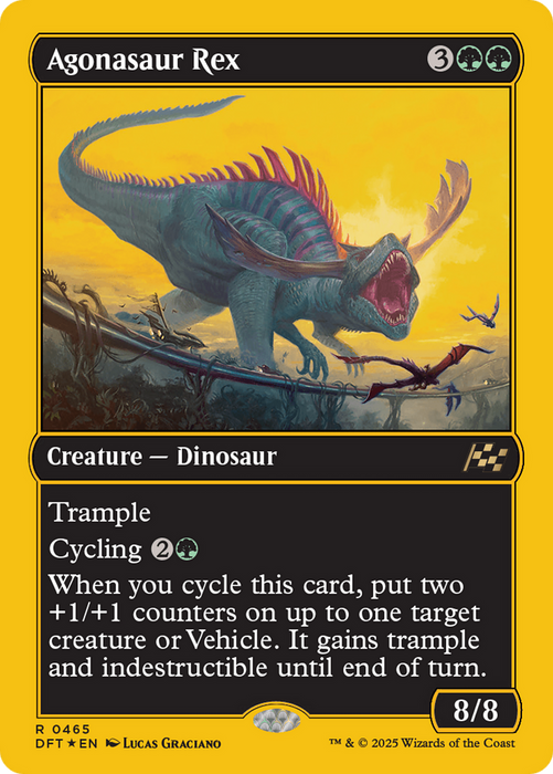 Agonasaur Rex (DFT-465) - Aetherdrift Foil - for just $1.27! 