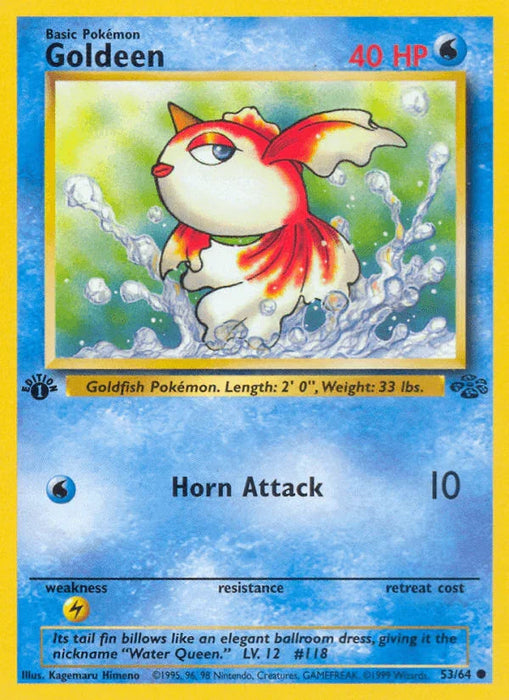 Goldeen (53/64) [Jungle 1st Edition] - for just $0.55! 