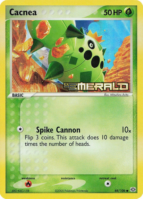 Cacnea (44/106) (Stamped) [EX: Emerald] - for just $3.60! 