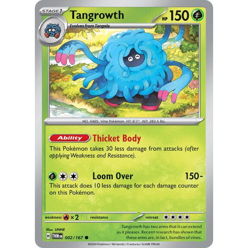 Tangrowth (002/167) [Scarlet & Violet: Twilight Masquerade] - Just $0.04! Shop now at Retro Gaming of Denver