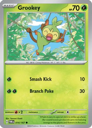 Grookey 014/167 - SV06 Twilight Masquerade - for just $0.05! 