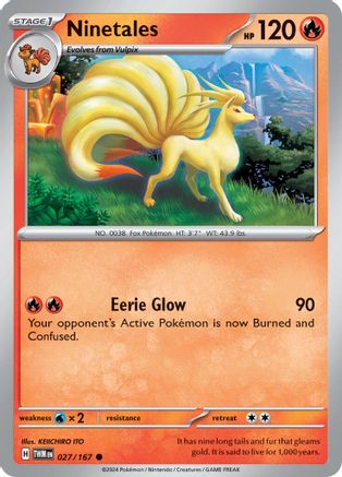 Ninetales 027/167 - SV06 Twilight Masquerade - for just $0.10! 