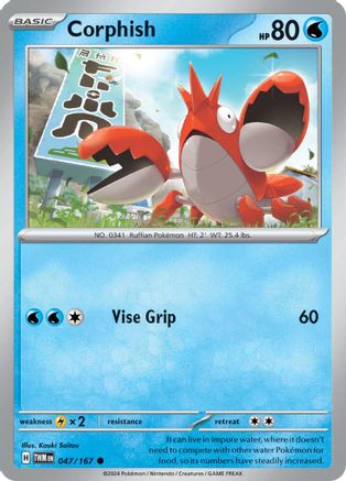 Corphish 047/167 - SV06 Twilight Masquerade - for just $0.03! 