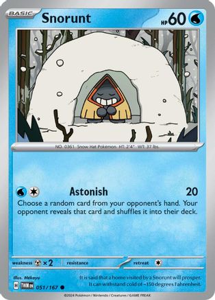 Snorunt 051/167 - SV06 Twilight Masquerade - for just $0.08! 