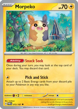 Morpeko 072/167 - SV06 Twilight Masquerade - for just $0.08! 