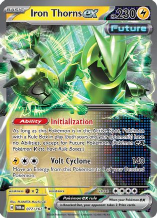 Iron Thorns ex 077/167 - SV06 Twilight Masquerade Holofoil - for just $0.58! 