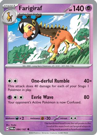 Farigiraf 084/167 - SV06 Twilight Masquerade - for just $0.05! 