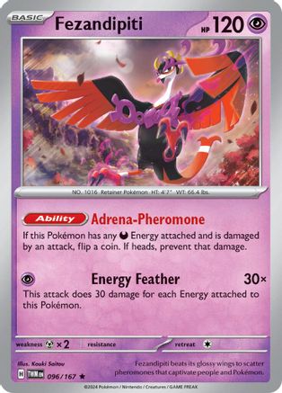 Fezandipiti 096/167 - SV06 Twilight Masquerade Holofoil - for just $0.05! 