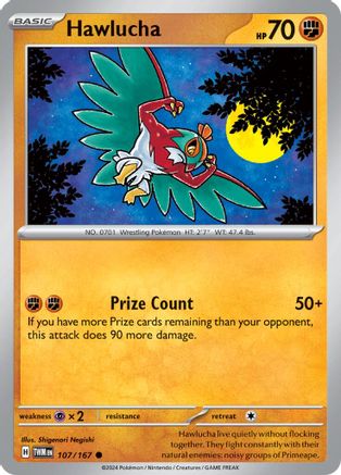 Hawlucha 107/167 - SV06 Twilight Masquerade - for just $0.05! 