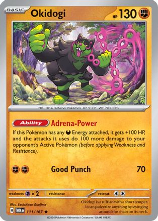 Okidogi 111/167 - SV06 Twilight Masquerade Holofoil - for just $0.08! 