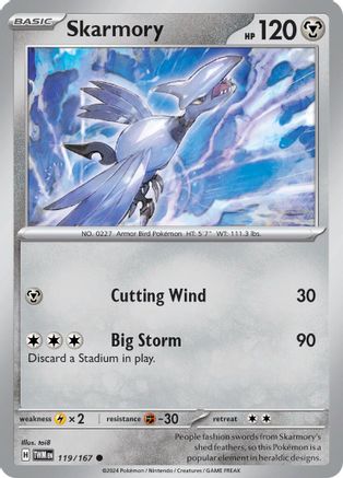 Skarmory 119/167 - SV06 Twilight Masquerade - for just $0.05! 