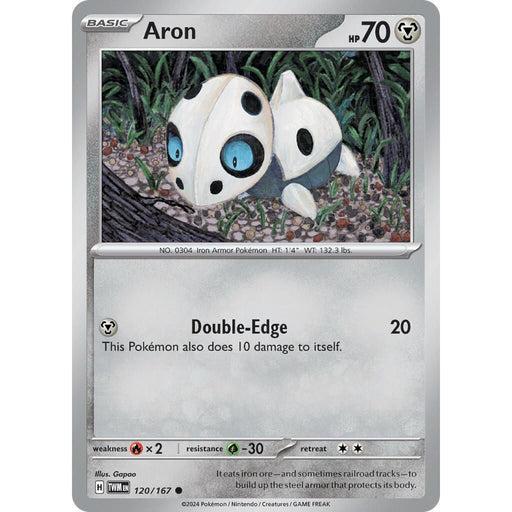 Aron (120/167) [Scarlet & Violet: Twilight Masquerade] - Just $0.04! Shop now at Retro Gaming of Denver