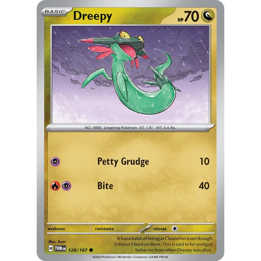 Dreepy (128/167) [Scarlet & Violet: Twilight Masquerade] - Just $0.05! Shop now at Retro Gaming of Denver