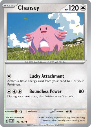 Chansey 133/167 - SV06 Twilight Masquerade - for just $0.03! 