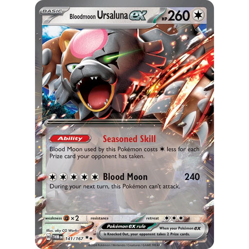 Bloodmoon Ursaluna ex (141/167) [Scarlet & Violet: Twilight Masquerade] - Just $1.05! Shop now at Retro Gaming of Denver