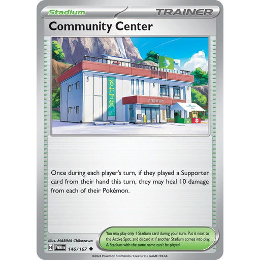 Community Center (146/167) [Scarlet & Violet: Twilight Masquerade] - Just $0.05! Shop now at Retro Gaming of Denver