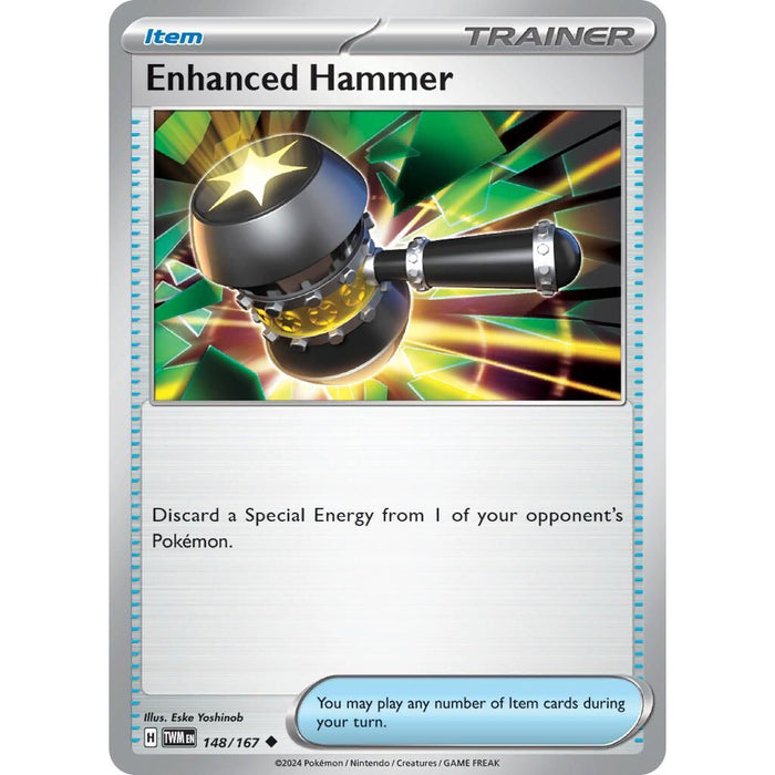 Enhanced Hammer (148/167) [Scarlet & Violet: Twilight Masquerade] - Just $0.05! Shop now at Retro Gaming of Denver