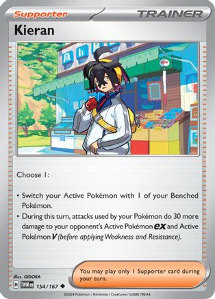 Kieran 154/167 - SV06 Twilight Masquerade - for just $0.05! 