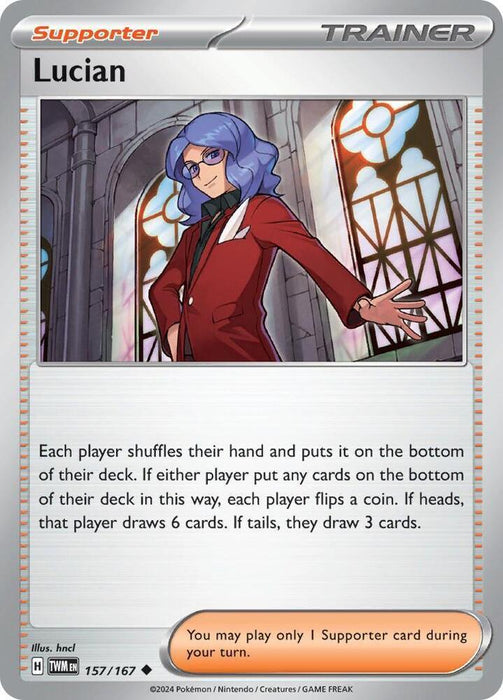Lucian (157/167) [Scarlet & Violet: Twilight Masquerade] - for just $0.10! 