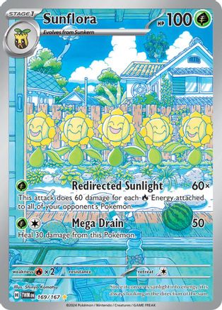 Sunflora 169/167 - SV06 Twilight Masquerade Holofoil - for just $2.35! 