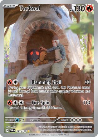 Torkoal 172/167 - SV06 Twilight Masquerade Holofoil - for just $2.40! 
