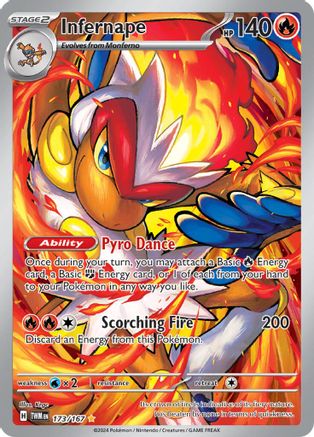 Infernape 173/167 - SV06 Twilight Masquerade Holofoil - for just $7.23! 