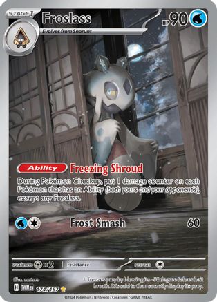Froslass 174/167 - SV06 Twilight Masquerade Holofoil - for just $3.39! 