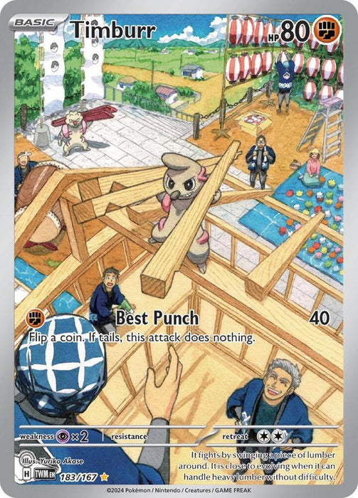 Timburr (183/167) [Scarlet & Violet: Twilight Masquerade] - for just $1.60! 