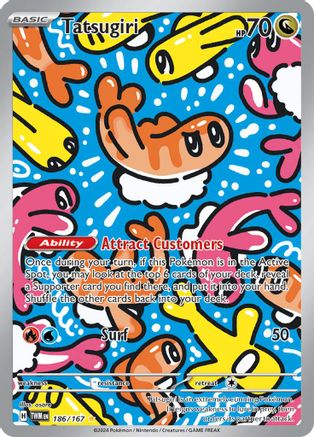 Tatsugiri 186/167 - SV06 Twilight Masquerade Holofoil - for just $13.17! 