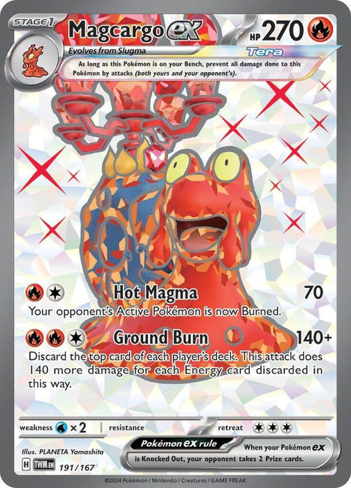 Magcargo ex (191/167) [Scarlet & Violet: Twilight Masquerade] - for just $0.70! 