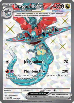 Dragapult ex 200/167 - SV06 Twilight Masquerade Holofoil - for just $7.32! 