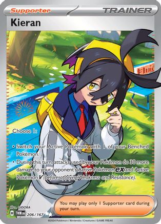 Kieran 206/167 - SV06 Twilight Masquerade Holofoil - for just $1.60! 
