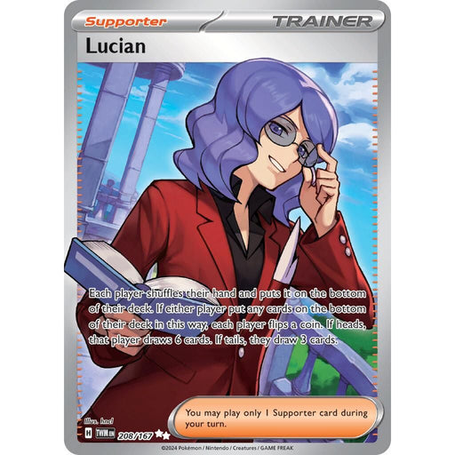 Lucian (208/167) [Scarlet & Violet: Twilight Masquerade] - Just $0.38! Shop now at Retro Gaming of Denver